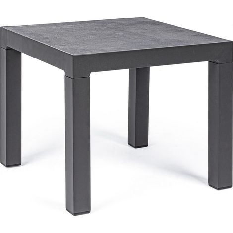 Mesa de centro de 50x50cm Bolzano Kanva aluminio antracita (1/5)