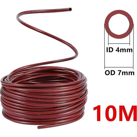 5/10 m 4/7 mm PVC-Wasserschlauch für Gartenbewässerung, 1/4"-Rohr, Mikro-Tropf-Sprühsystem, Schlauch, Gewächshaus-Landwirtschafts-Bewässerungsanschluss