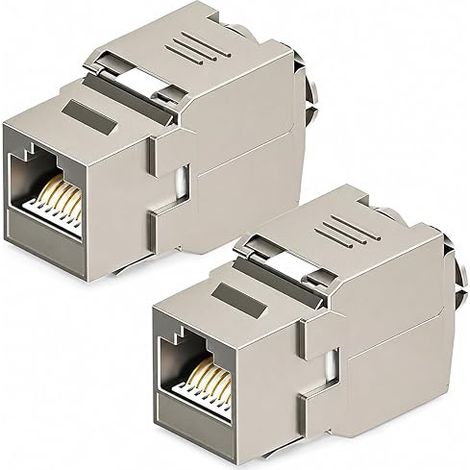 RJ45 CAT 7 Female Keystone Module Cable CAT7 CAT6 CAT6a (1/5)