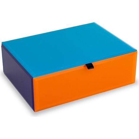 Cofanetto Contenitore in Vetro 20x15x6,8 cm