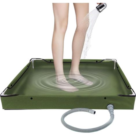 Douche Extérieure Baignoire Douche Pliante Extérieur Camping (1/5)