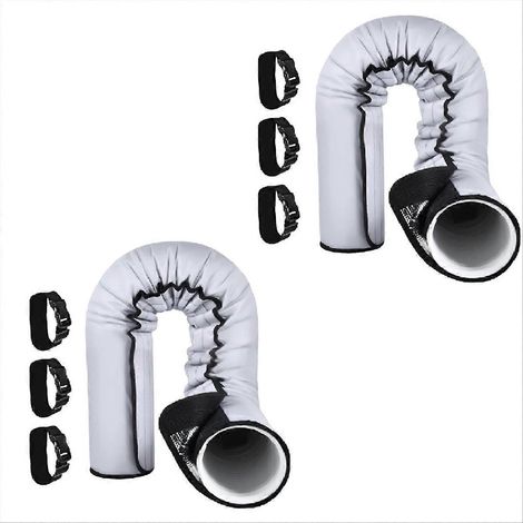 Housse de tuyau de climatiseur portable, manchon isolant pour tuyau de climatisation, ensemble de conduit pliable et lavable avec boucle réglable (1/5)