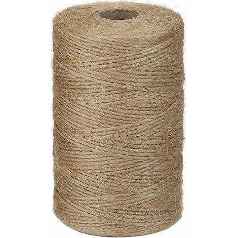 200m jute cord, natural brown jute cord for garden photos, plants, crafts (1/5)