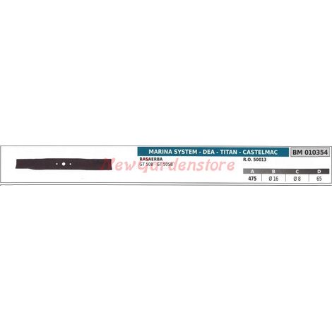 Lama per rasaerba tosaerba tagliaerba MARINA SYSTEM GT 50B 010354