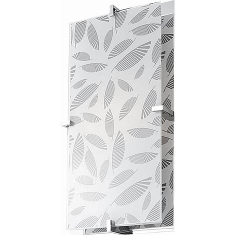 Plafoniera Candellux Fikus vetro 2xE27 40cm cromata (1/2)
