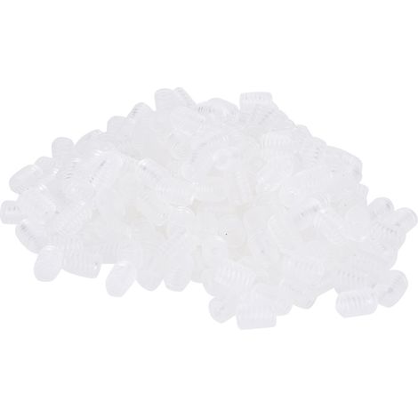400 pièces de connecteurs de cordon pour masque facial transparent antidérapants en silicone avec boucle de réglage