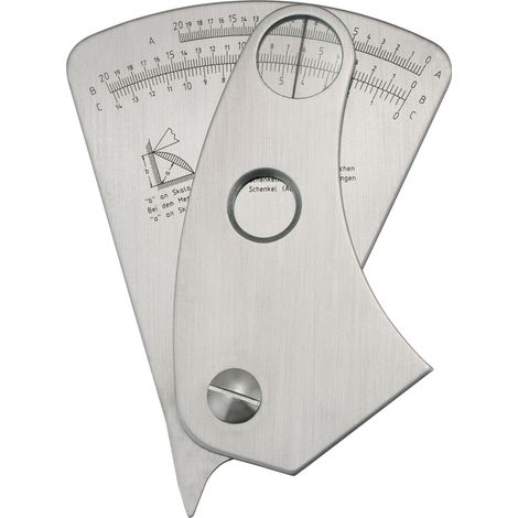 ELMAG Schweißnahtlehre Industrie, Ablesegenauigkeit +/- 0,1 mm (1/2)