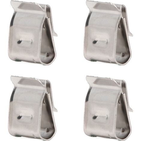 50 colliers de serrage pour câbles photovoltaïques, colliers de serrage en acier inoxydable adaptés aux câbles de 2 à 6 mm² (1/5)