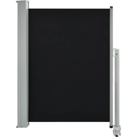 Ausziehbare Seitenmarkise 100 x 300 cm Schwarz vidaXL