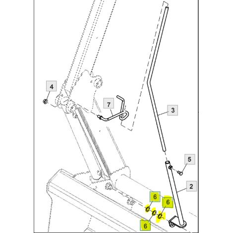 Lavadora de segadoras de husillo 220B 260B 180SL 1903 24M3527