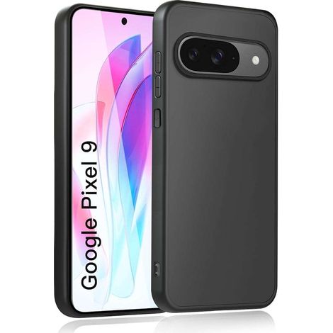 Custodia per Google Pixel 9 con retro antiscivolo, colore nero. (1/2)