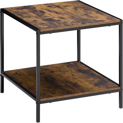 Brooklyn End Table Coffee Side Table Living Room, Dark-Wood (1/5)