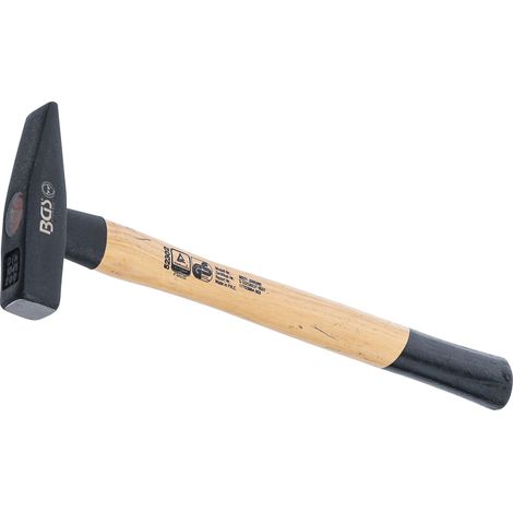 BGS Martillo de cerrajero mango Hickory DIN 1041 200 g - 52302