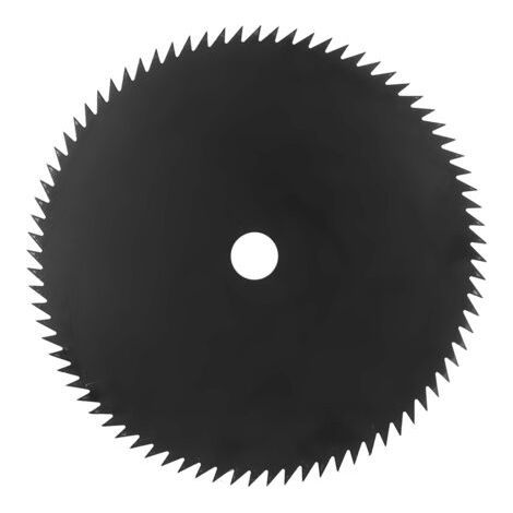 Pièces De Tondeuse Lames En Alliage D'acier Manganèse Pour Découpeuse Circulaire 80T 2.0mm Épaisseur 255mm Dents Pointues Noires - (1/3)