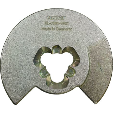 Gedore Plaque de pression Gr. 0A avec verrouillage
