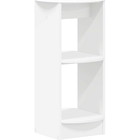 Side Cabinet White Engineered Wood vidaXL