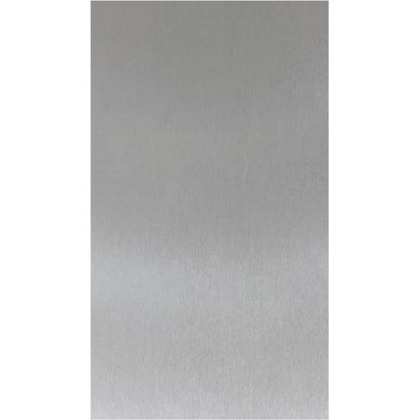 Pannelli decorativi parete effetto acciaio inox, rivestimento murale PVC UV impermeabile 120x60 set 6 pezzi - Divina Home (1/5)