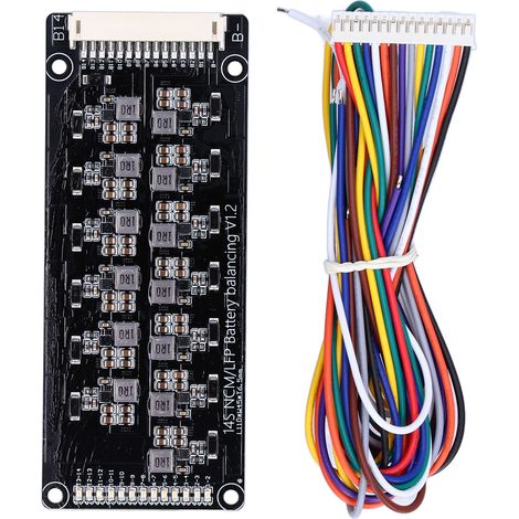 Batterie Lithium Equaliseur Actif 1.2A BMS Inductif Transfert d'Énergie 2.0V-4.5V 14S (1/5)