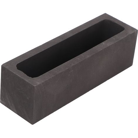 Moule en Graphite Rectangulaire Haute Stabilité Thermique Creuset en Métal pour Coulée Or Argent Cuivre Moule de Moulage (1/5)