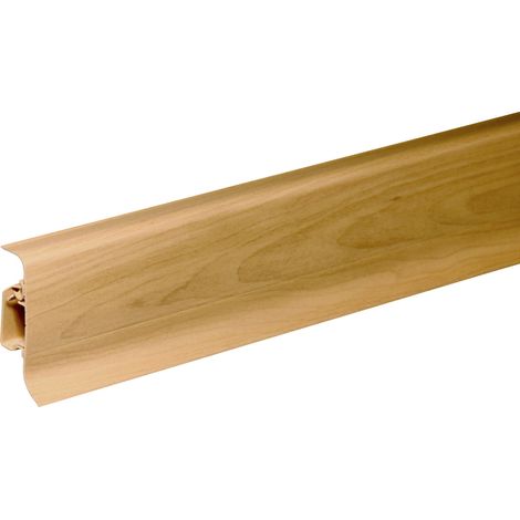 FN Neuhofer Klemmsockelleiste 250 cm 50 x 22,5 mm Kirsch SB Leisten (1/2)