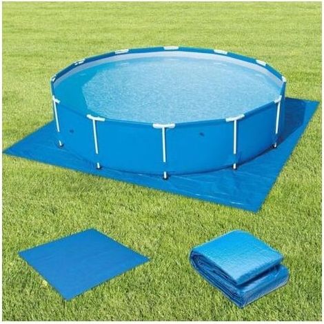 Tapis de protection pour fond de piscine – 2 m × 3 m, pliable, étanche, adapté aux piscines gonflables et aux piscines pour enfants (1/5)