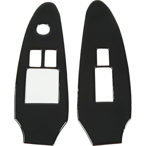 2 pièces cache interrupteur lève-vitre noir piano, léger et antirouille, compatible 370Z Z34 2009 à aujourd'hui (1/5)