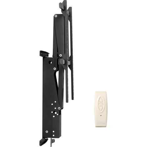 Support TV Mural Motorisé pour Écrans 32-65", Bras Plafonnier Réglable avec Inclinaison Électrique, VESA Max 24x24", Charge 88 lbs (1/5)