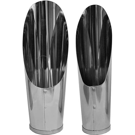 Pelle de Plantation en Acier Inoxydable Argenté 2 Pièces Transplantation Facile, pour Cactus et Petites Plantes, Usage Jardinage Bonsaï, Finition Simple et Pratique (1/5)