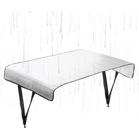 1 Housse de protection climatiseur extérieur, imperméable et anti-UV, en aluminium, avec sangles, pour jardin et terrasse (1/5)
