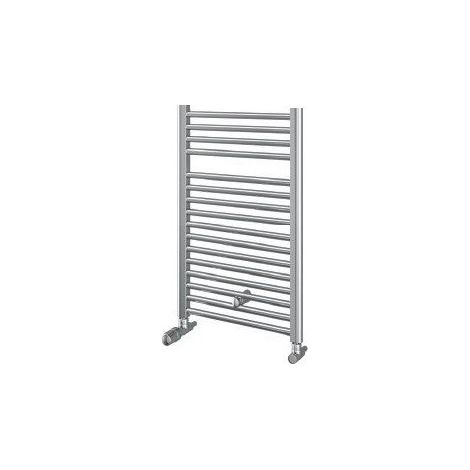Séche-serviette eau-chaude 296W chrome H770mm L600mm chauffage central FLORES CH RADSON FLO0806CH (1/2)