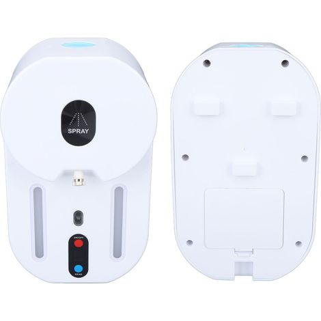 Distributeur automatique de savon liquide moussant mural à induction infrarouge, modèle spray, pour salle de bain et cuisine. (1/5)