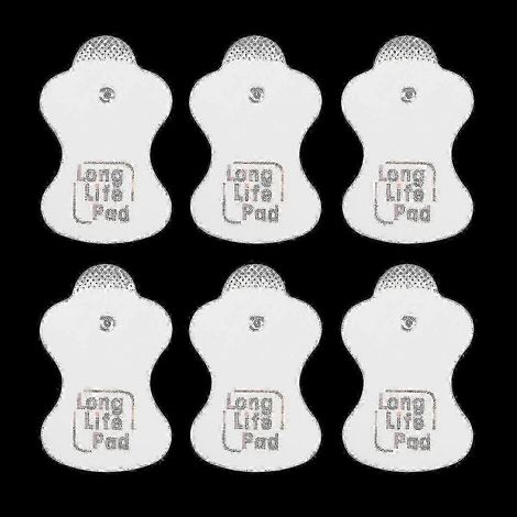 Omron Elepuls 12er-Pack Ersatz-Elektrodenpads – Wiederverwendbare Gel-Pads für TENS/EMS-Therapie (6 Paar im Set)