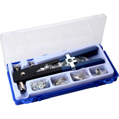 Pince à riveter pour écrous filetés (86 pièces) M3-M8, kit d'inserts pour rivets et écrous à sertir (Royaume-Uni)