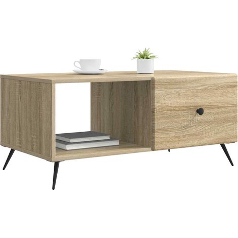 Maison Exclusive - Couchtisch Sonoma-Eiche 90 x 50 x 40 cm Holzwe