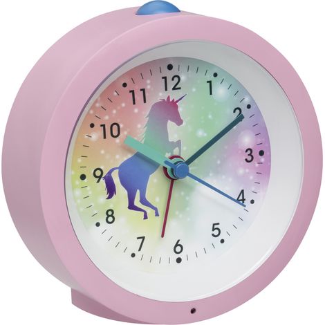 TFA Dostmann 60.1033.12 Quarz Wecker Rosa   Leisegang-Uhrwerk (1/3)