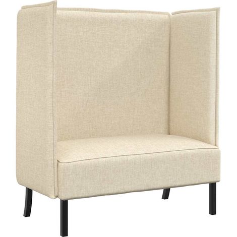 Canapé,Sofa pour Salon,Banquette à Haut Dossier Crème 109 x 56 x 121 cm tissu CFW508717 (1/5)