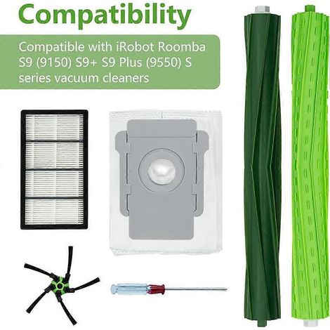 Ricambi per iRobot Roomba S9 (9150), S9+ e S9 Plus (9550) – Accessori per robot aspirapolvere – Ricambi (1/5)