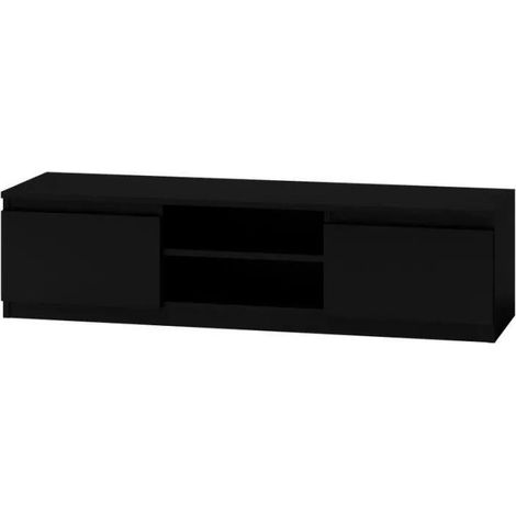 Top-e-shop RTV 140 mueble TV negro 140 cm