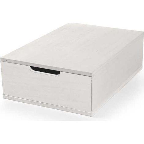 MAURY'S CASSETTO BIANCO PORTAOGGETTI IN LEGNO CON DIVISORI 22X32X10 CM