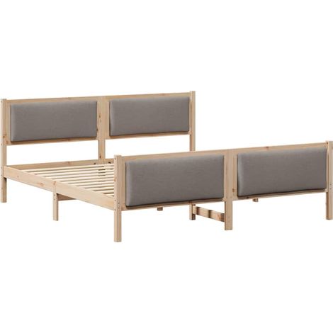 Maison Exclusive - Struttura del letto con testiera Talpa 180 x 200 cm Tessuto (1/5)