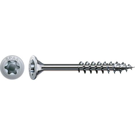 [NEUWERTIG] B-Ware Spax Schraube Uni Wirox Senkkopf Tstar Plus Tx30 6x150mm Teilgewinde 100 Stück
