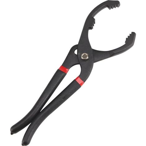 Verstellbare Ölfilterzange, Universal-Ölfilterschlüssel 45–115 mm, Auto-, Motorrad- und LKW-Zubehör, für alle Autos, LKWs und Motorräder (30 cm) FLITI (1/4)