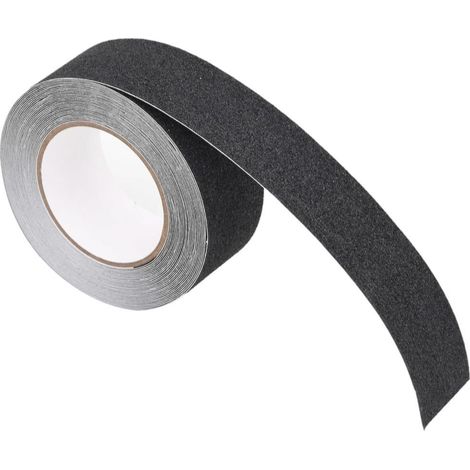 CINTA ANTIDESLIZANTE ADHESIVA NEGRA  50 mm.18 M. (1/2)
