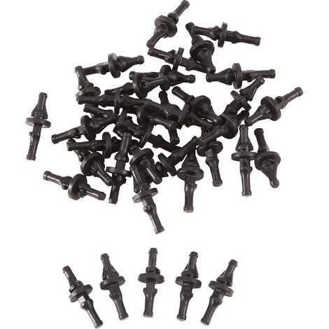 Lot de 32 vis de fixation anti-vibrations en caoutchouc, pour ventilateurs de boîtier PC. (1/4)