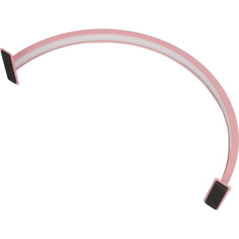 Lampe de Bureau LED Demi-Lune Rose 75cm 30W 3000K-6500K, Éclairage Soin des Ongles et Beauté, Prise UE (1/5)