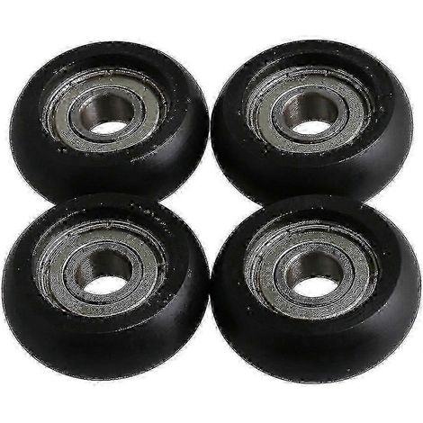 Roues de guidage mécaniques - 4 jeux de roulements en acier noir 8x32x12mm SP (1/5)