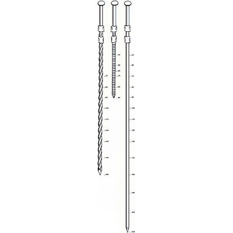 2 200 pointes annelées INOX tête bombée (TB) en bande P.E 20° D. 2,9 x 50 mm - 20290508 Alsafix