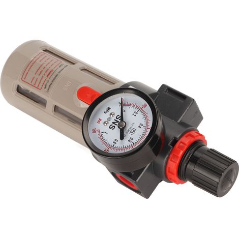 Filtre à air pour compresseur, séparateur huile/eau, régulateur de pression G3/8 1,0 MPa (pièce de rechange) (1/5)