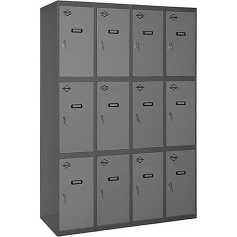 Taquilla 1800x1200x500 SIMONLOCKER PROFESIONAL 3 PUERTA 4/12 300(1200)AN/GR marca SIMONRACK