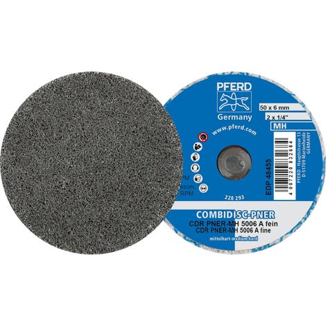PFERD TOOLS COMBIDISC verpresste Vliesronde CDR PNER Ø 50mm Mittelhart A Fein für Finish 25 Stk (1/5)